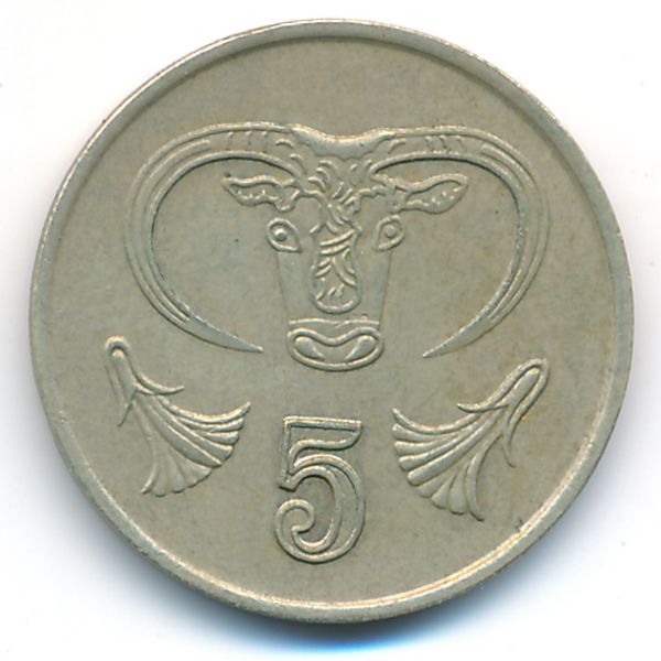 Кипр, 5 центов (1990 г.)