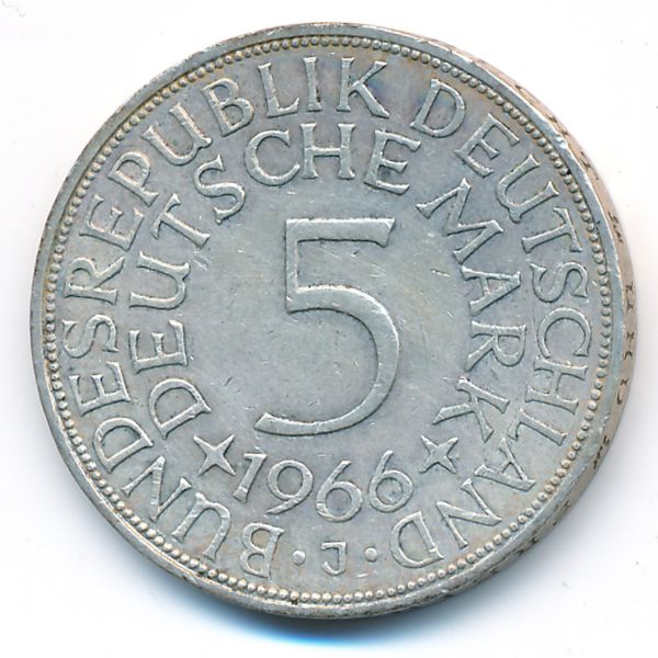 ФРГ, 5 марок (1966 г.)
