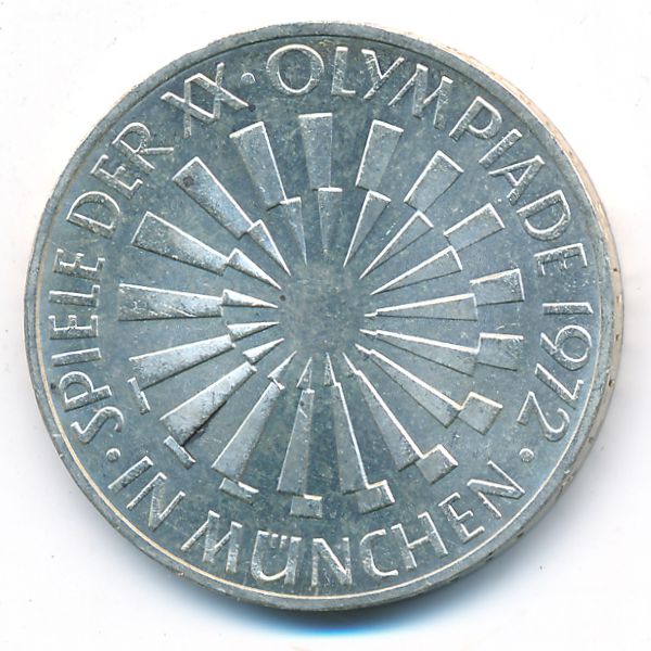 ФРГ, 10 марок (1972 г.)