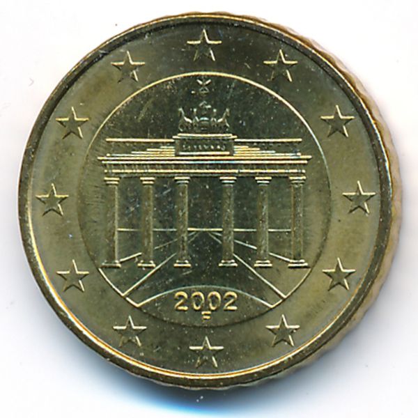 Германия, 10 евроцентов (2002 г.)