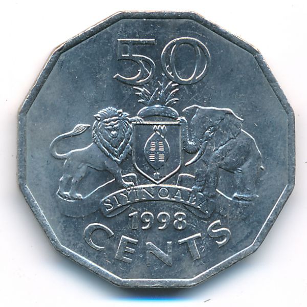 Свазиленд, 50 центов (1998 г.)
