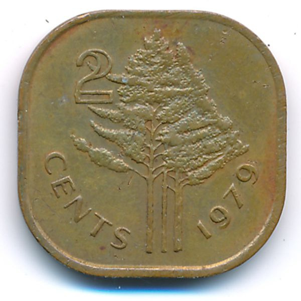 Свазиленд, 2 цента (1979 г.)