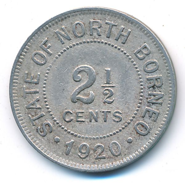 Северное Борнео, 2 1/2 цента (1920 г.)