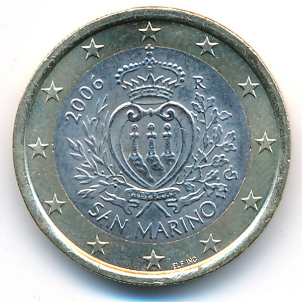 Сан-Марино, 1 евро (2006 г.)