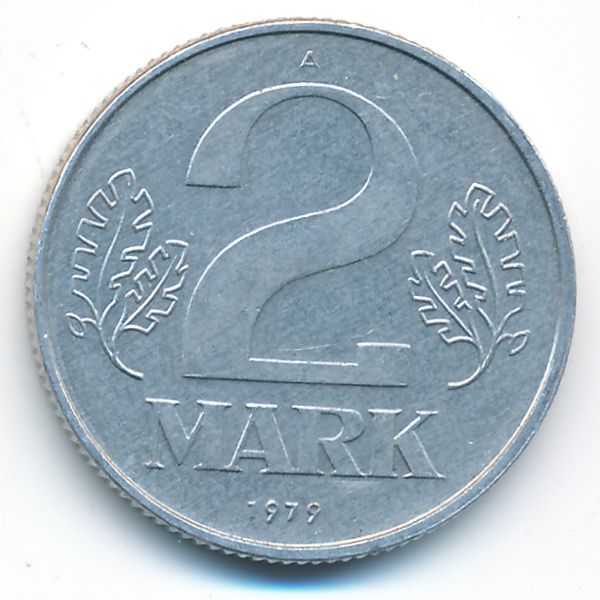 ГДР, 2 марки (1979 г.)