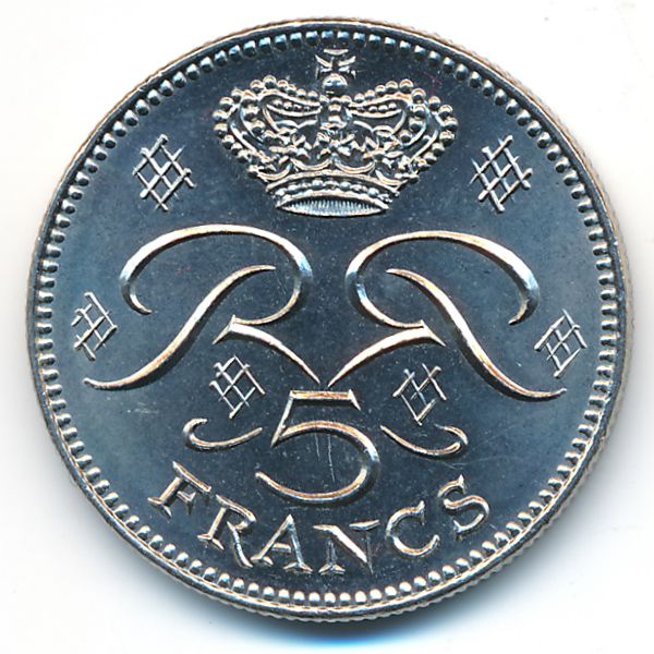 Монако, 5 франков (1975 г.)