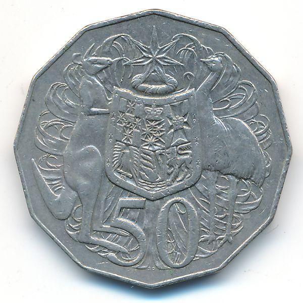 Австралия, 50 центов (1974 г.)