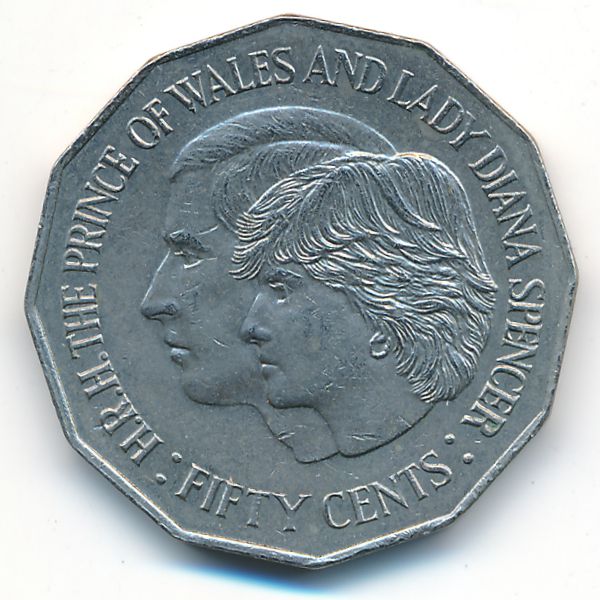 Австралия, 50 центов (1981 г.)