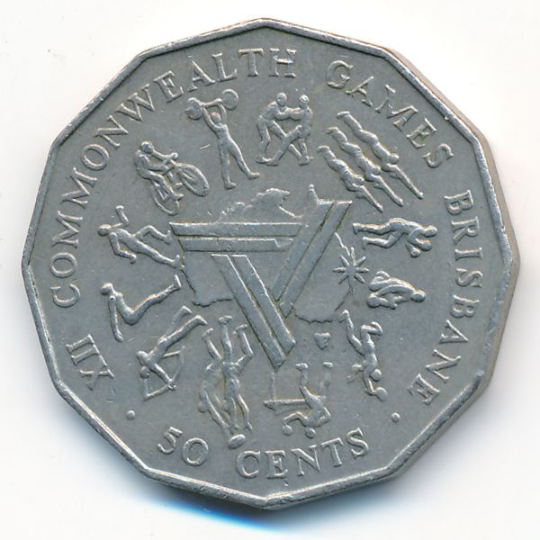 Австралия, 50 центов (1982 г.)