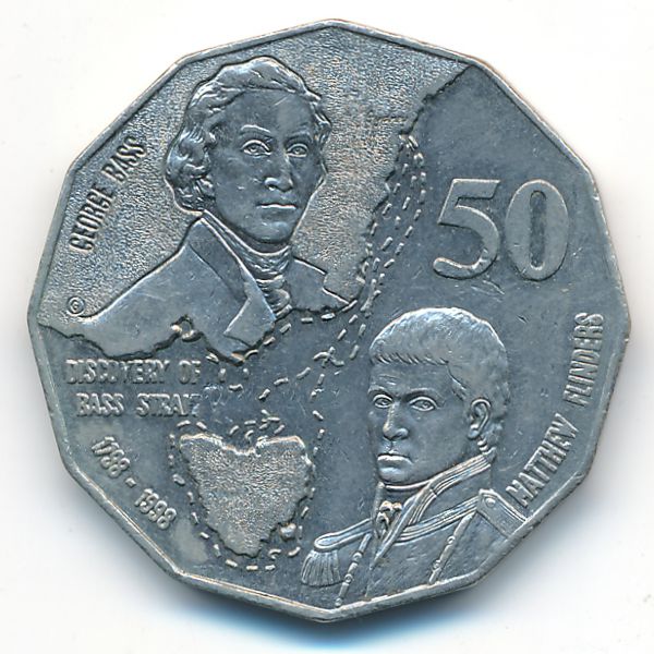 Австралия, 50 центов (1998 г.)