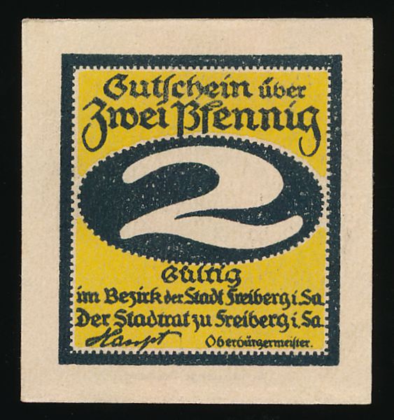 Нотгельды Германии, 2 пфеннига (1921 г.)