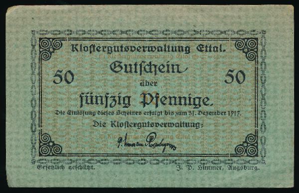 Нотгельды Германии, 50 пфеннигов (1917 г.)