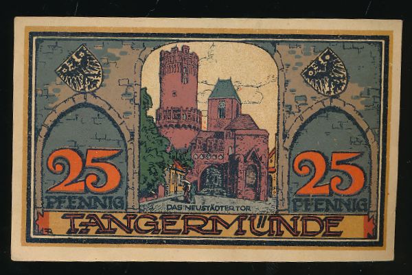 Нотгельды Германии, 25 пфеннигов (1921 г.)