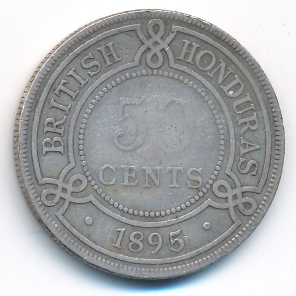 Британский Гондурас, 50 центов (1895 г.)