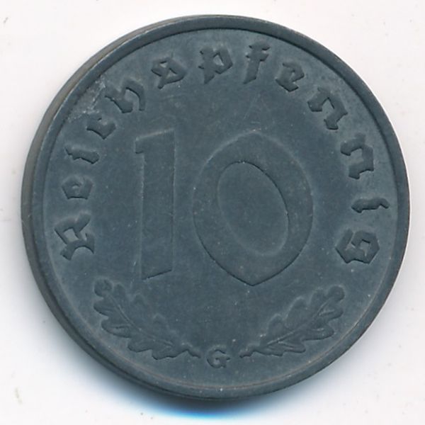 Третий Рейх, 10 рейхспфеннигов (1940 г.)