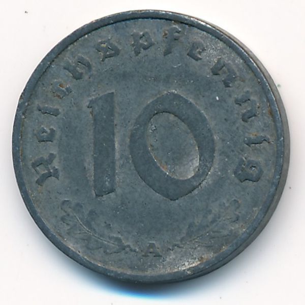 Третий Рейх, 10 рейхспфеннигов (1942 г.)