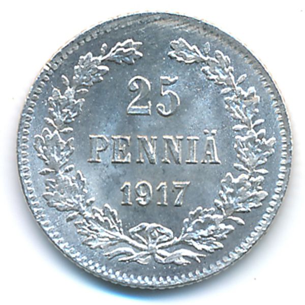 Финляндия, 25 пенни (1917 г.)