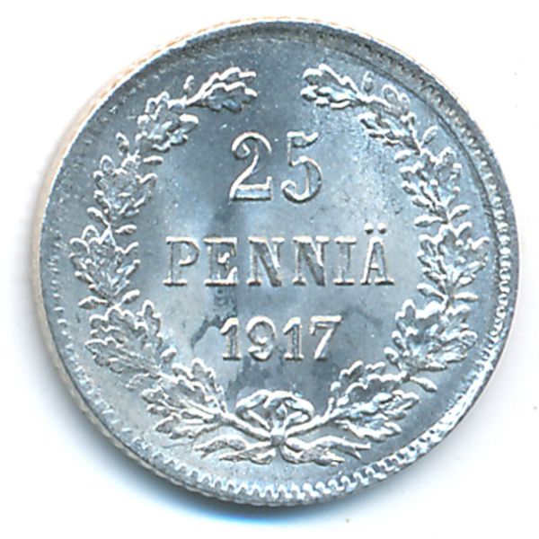 Финляндия, 25 пенни (1917 г.)
