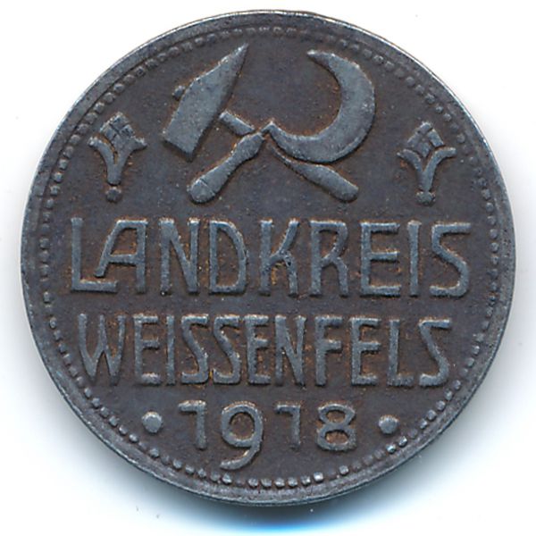 Вайсенфельс., 10 пфеннигов (1918 г.)