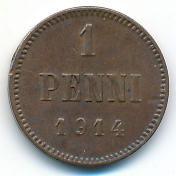 Финляндия, 1 пенни (1914 г.)