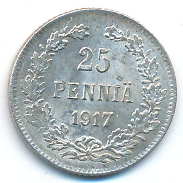 Финляндия, 25 пенни (1917 г.)