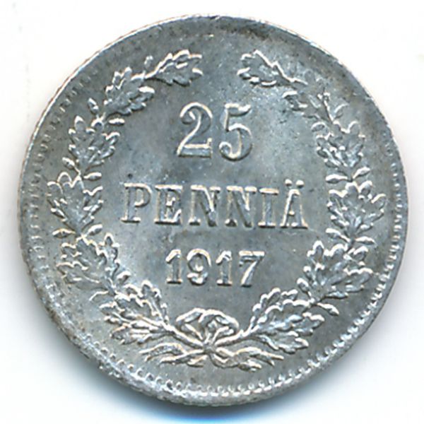 Финляндия, 25 пенни (1917 г.)