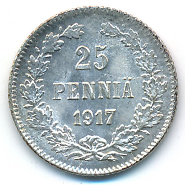 Финляндия, 25 пенни (1917 г.)