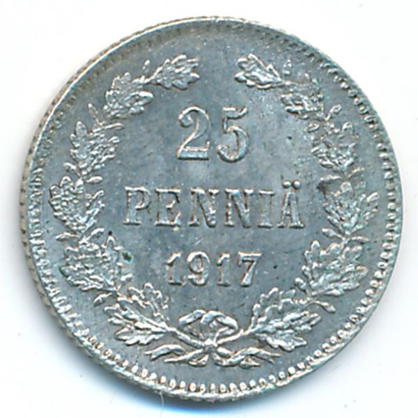 Финляндия, 25 пенни (1917 г.)