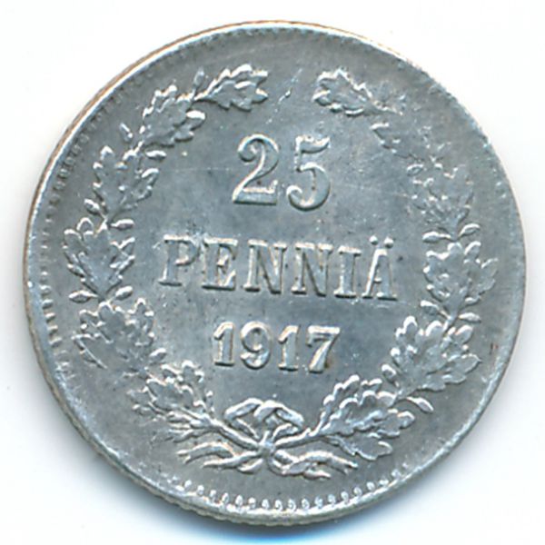 Финляндия, 25 пенни (1917 г.)