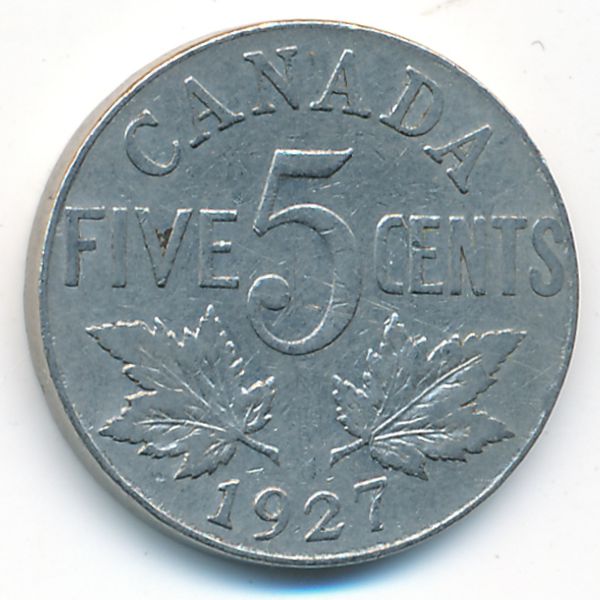 Канада, 5 центов (1927 г.)