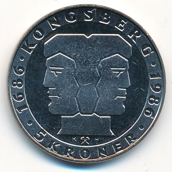 Норвегия, 5 крон (1986 г.)