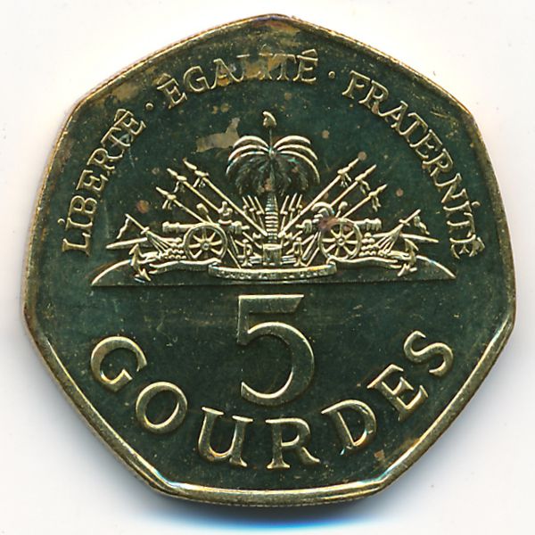 Гаити, 5 гурдов (2011 г.)