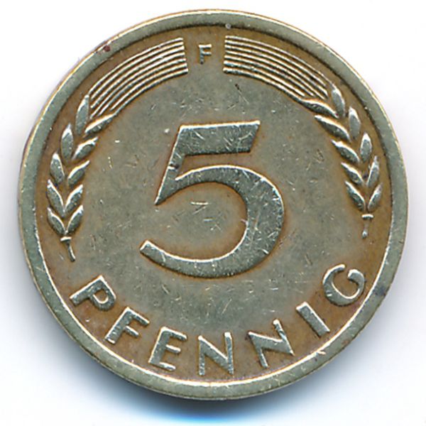 ФРГ, 5 пфеннигов (1950 г.)