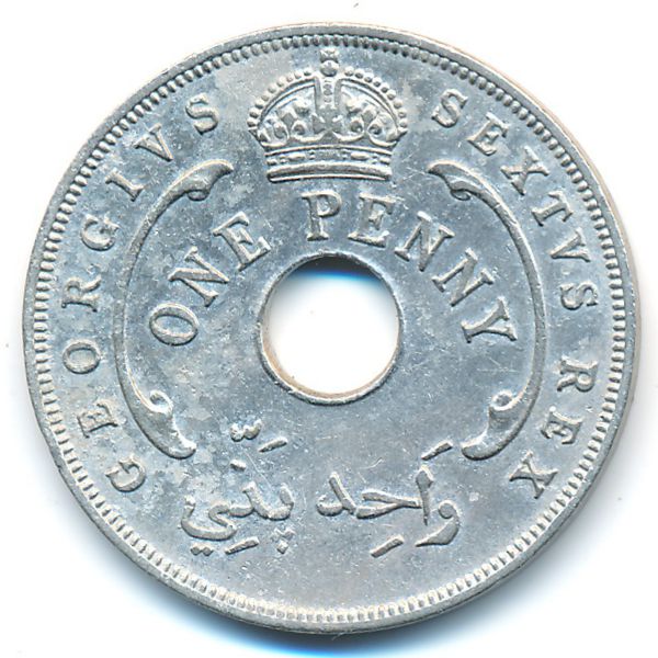 Британская Западная Африка, 1 пенни (1951 г.)
