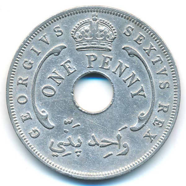 Британская Западная Африка, 1 пенни (1951 г.)