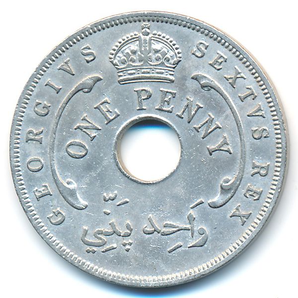 Британская Западная Африка, 1 пенни (1951 г.)