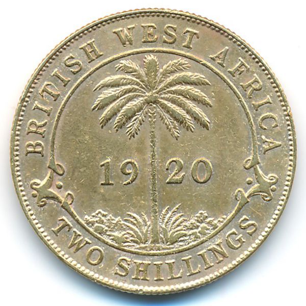 Британская Западная Африка, 2 шиллинга (1920 г.)