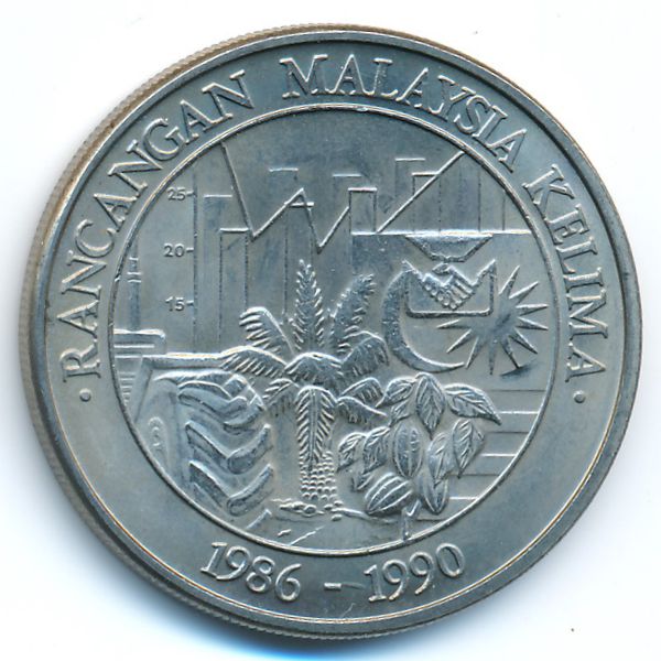 Малайзия, 1 ринггит (1986 г.)