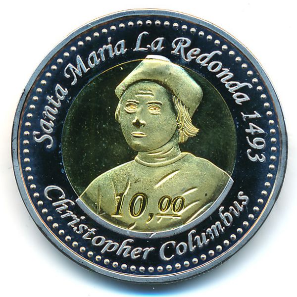 Редонда., 10 долларов (2009 г.)