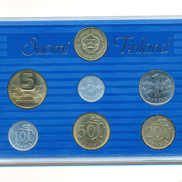 Финляндия, Набор монет (1989 г.)