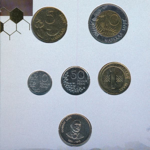 Финляндия, Набор монет (1995 г.)