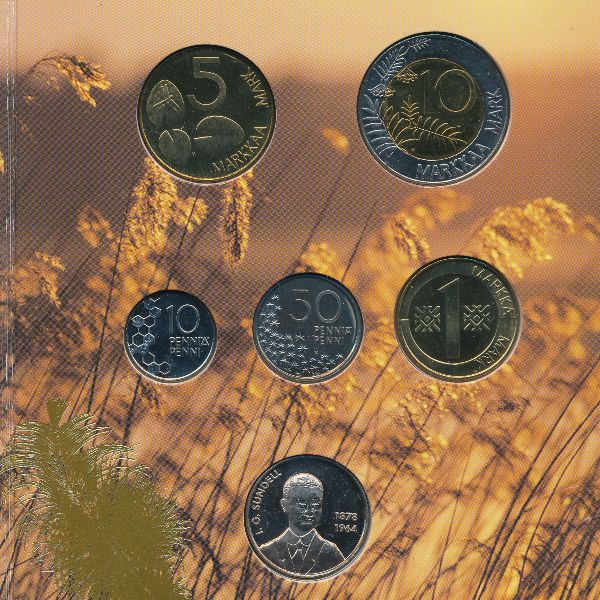 Финляндия, Набор монет (1996 г.)