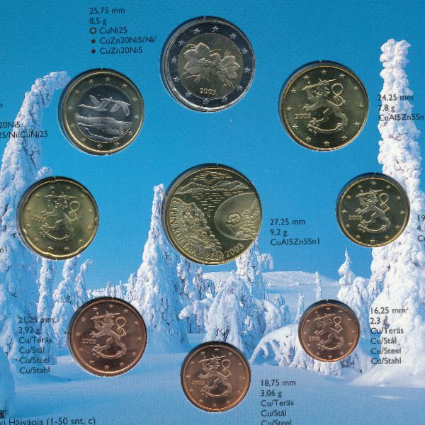 Финляндия, Набор монет (2003 г.)