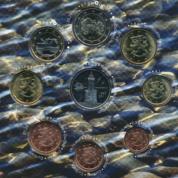 Финляндия, Набор монет (2011 г.)