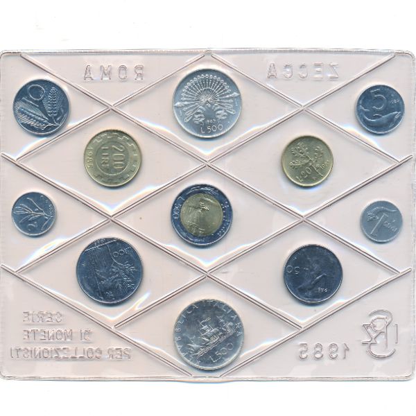 Италия, Набор монет (1985 г.)