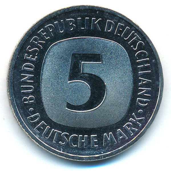 ФРГ, 5 марок (1991 г.)