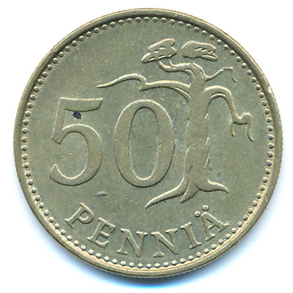 Финляндия, 50 пенни (1981 г.)