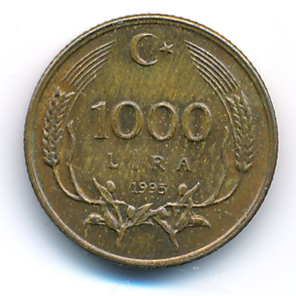 Турция, 1000 лир (1995 г.)