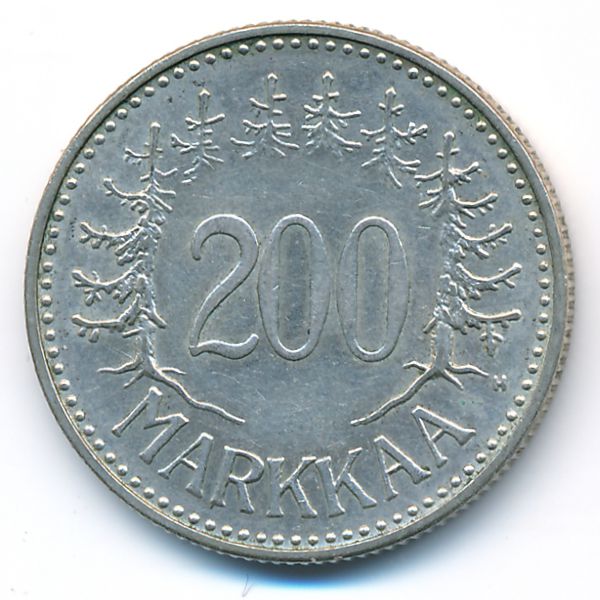 Финляндия, 200 марок (1957 г.)