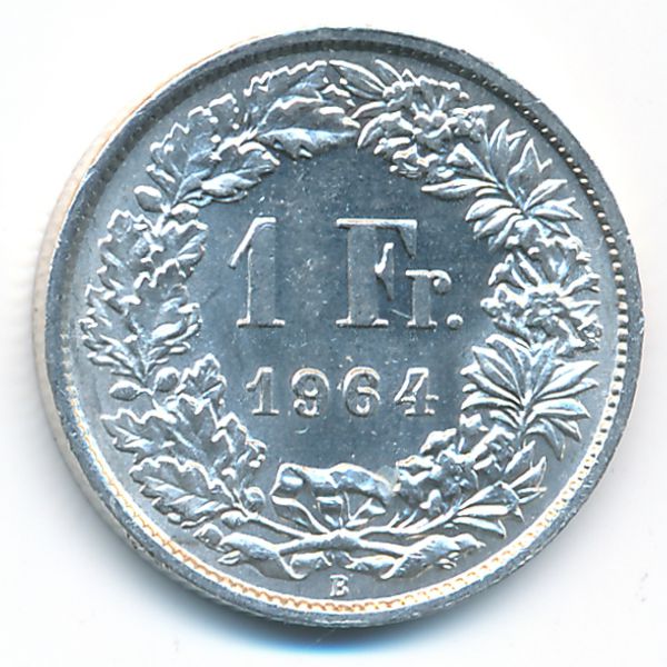 Швейцария, 1 франк (1964 г.)